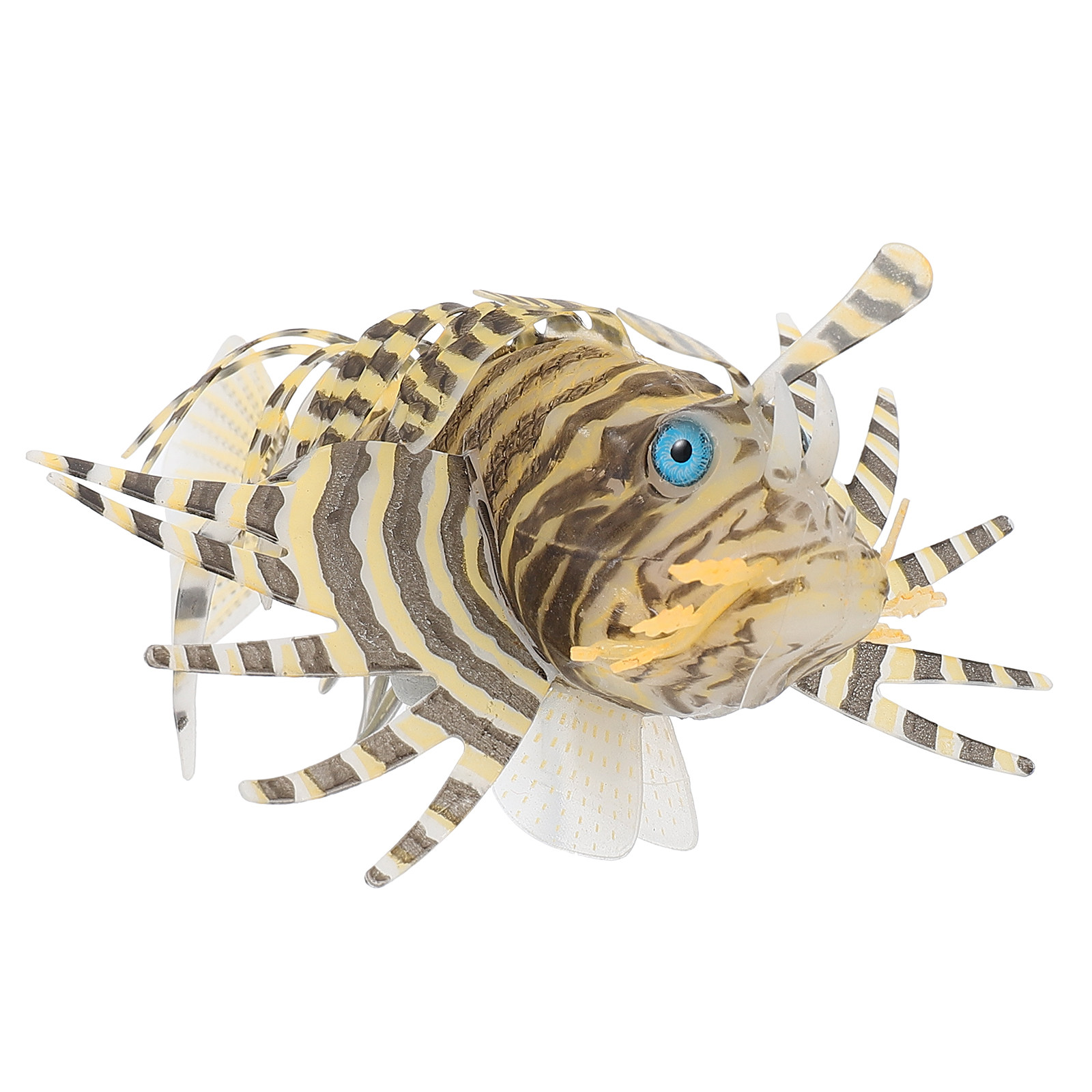 Fish Aquarium Home - 1個入り、クリエイティブなシリコン製魚の装飾品。水槽の飾りとして最適。リアルなデザインで、本物そっくりの魚を模した水槽用装飾品。家庭用。