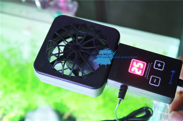 Fish Tank Heater - 水族館や水槽用のミニ冷却ファン,自動温度制御