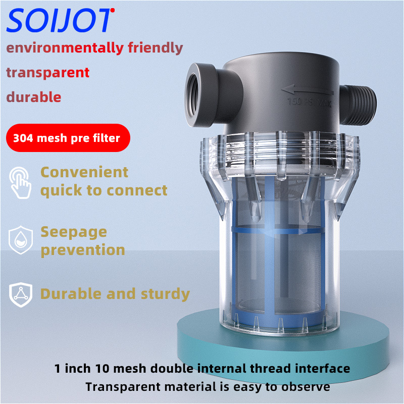 Fish Tank Filter - 1/2インチ、内外ネジ式、フィルター農業灌漑フィルター水槽魚タンクパゴダ銅製ジョイントウォーターポンプ