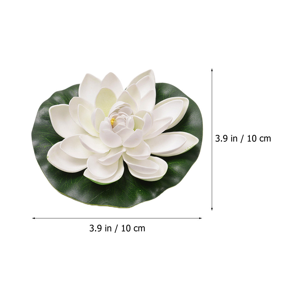 8個入り、リアルな蓮の花の浮き輪、人工池用植物、造花、水槽の - Aquarium Plants のレビューと価格