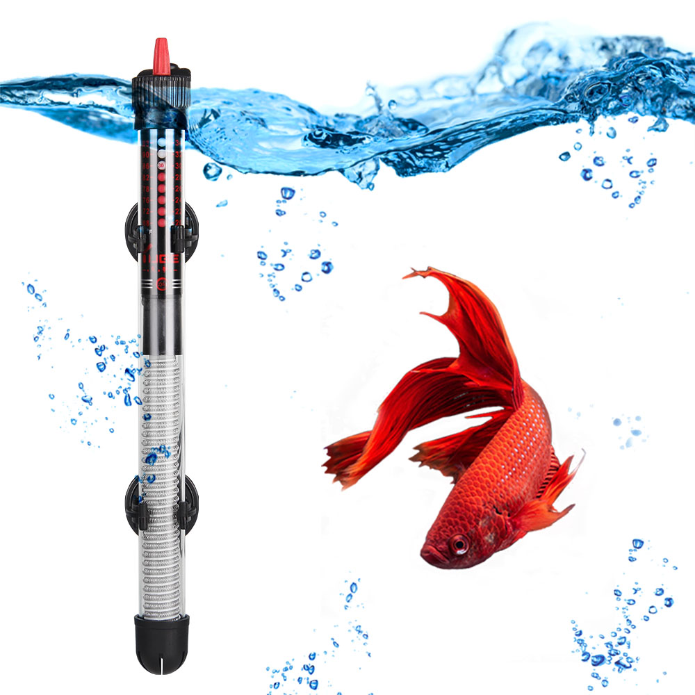 110v-220v 調節可能な温度サーモスタットヒーターロッ - Fish Tank Heater のレビューと価格