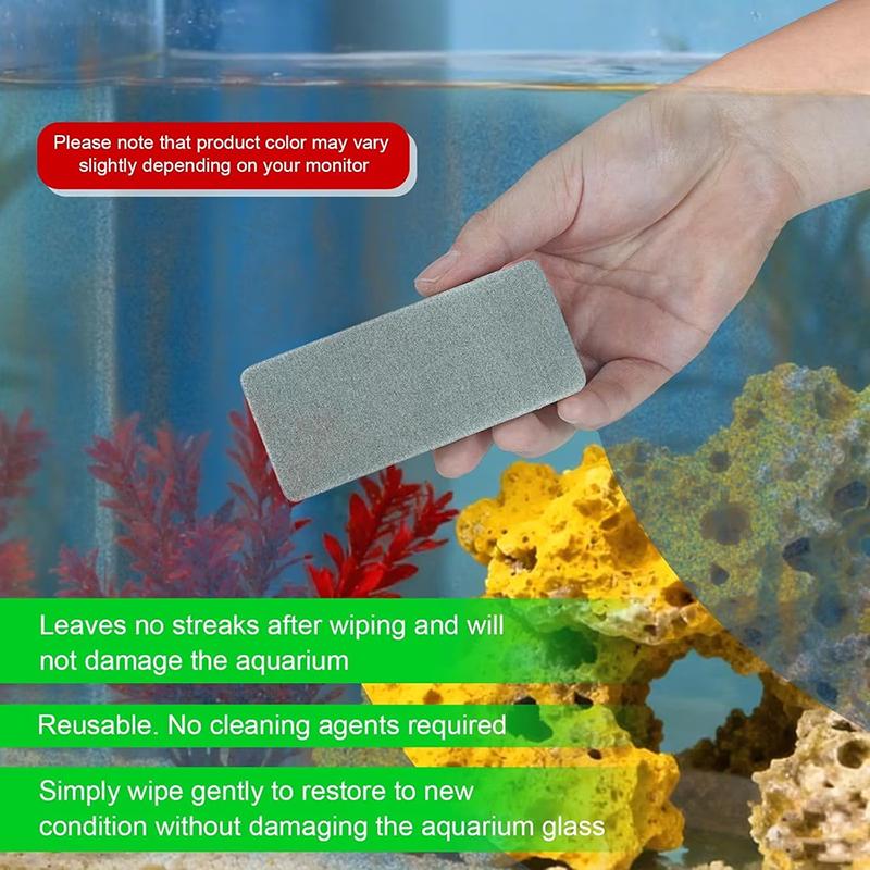 耐久性に優れた両面式水槽用スポンジブラシ。2個または4個入り - Aquarium Fish Tank のレビューと価格