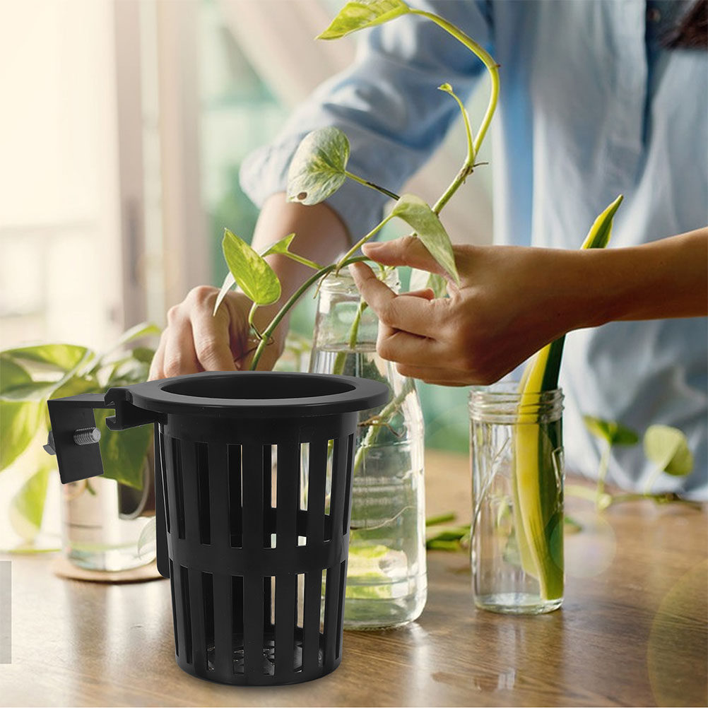 6個入り、壁掛け式の水耕栽培用プランターバスケット。屋内・屋 - Aquarium Plants のレビューと価格