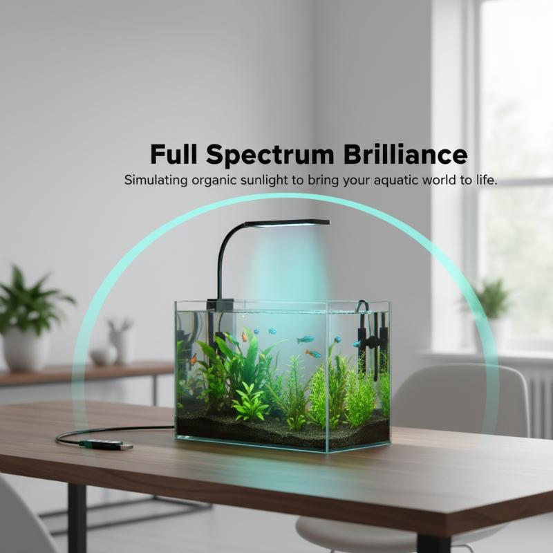 USB水槽クリップライトフレキシブルネックフルスペクトルLE - Aquarium Plants のレビューと価格