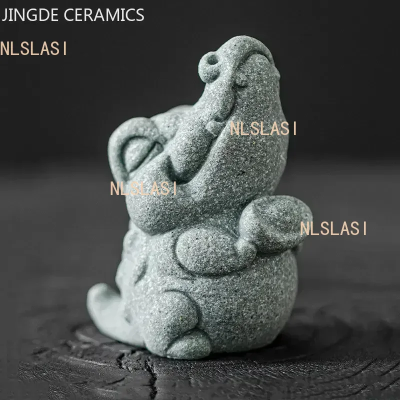 クリエイティブ手作り石茶ペットの装飾ゴールドヒキガエル緑砂石 - Fish Tank Gravel のレビューと価格