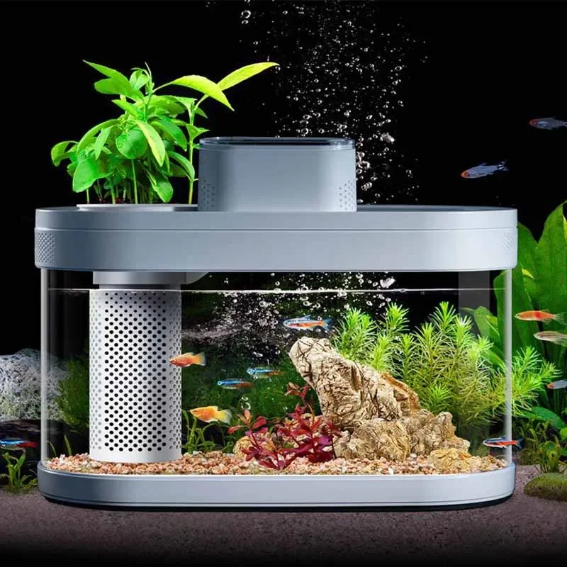スマート水槽xiaomi mijiaミホームアプリ水陸両用エ - Xiaomi Aquarium Fish Tank のレビューと価格