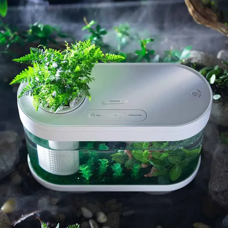 スマート水槽xiaomi mijiaミホームアプリ水陸両用エ - Xiaomi Aquarium Fish Tank のレビューと価格