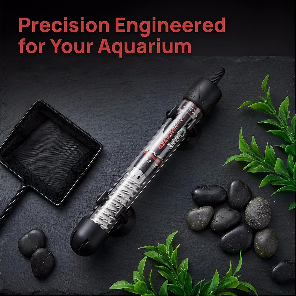 水族館ヒーター自動定温加熱ロッド EU プラグ水槽サーモスタ - Fish Tank Heater のレビューと価格