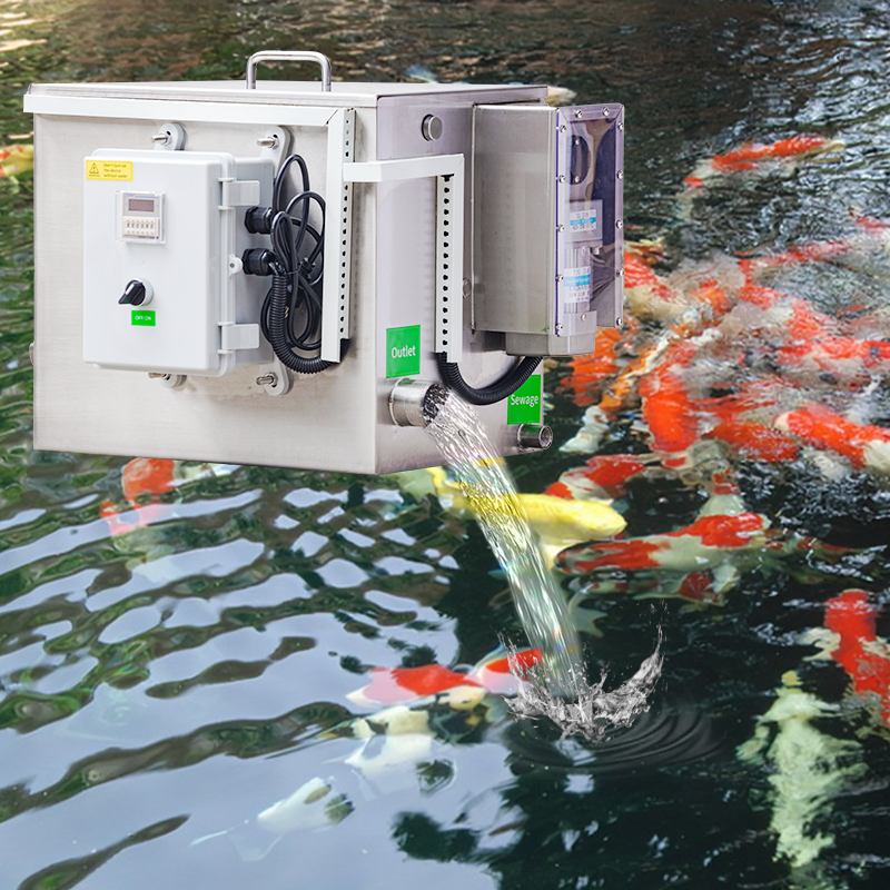 家庭用小型5m³/hドラムフィルター ステンレス製回転ドラム - Fish Aquarium Home のレビューと価格