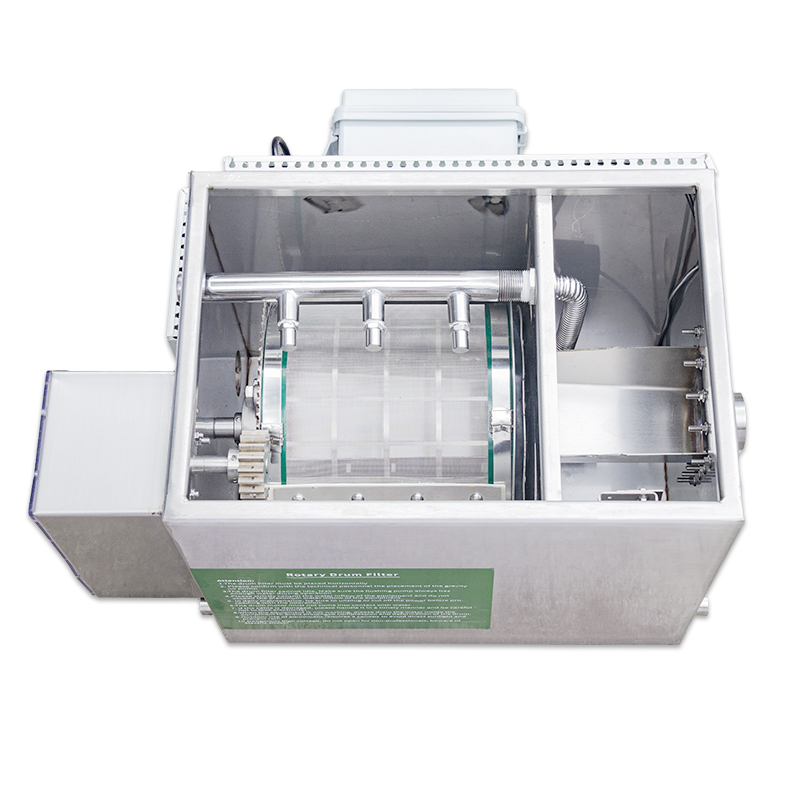 家庭用小型5m³/hドラムフィルター ステンレス製回転ドラム - Fish Aquarium Home のレビューと価格