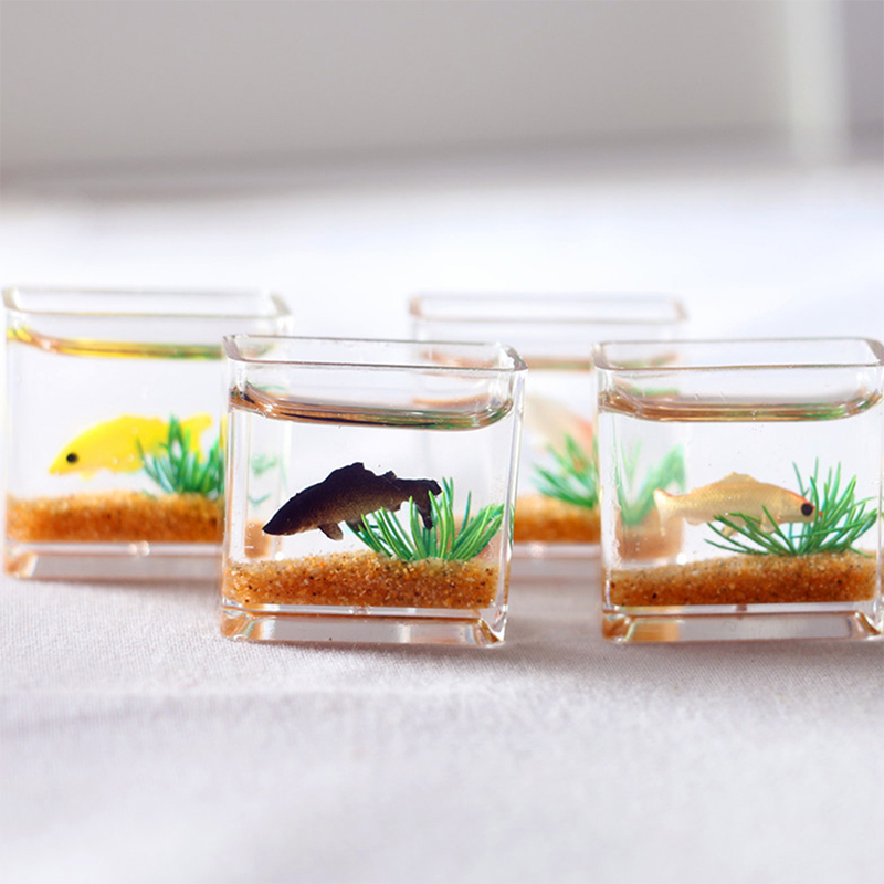 家の装飾、ドールハウス、装飾用おもちゃ、ドール水槽、ドールハ - Fish Aquarium Home のレビューと価格