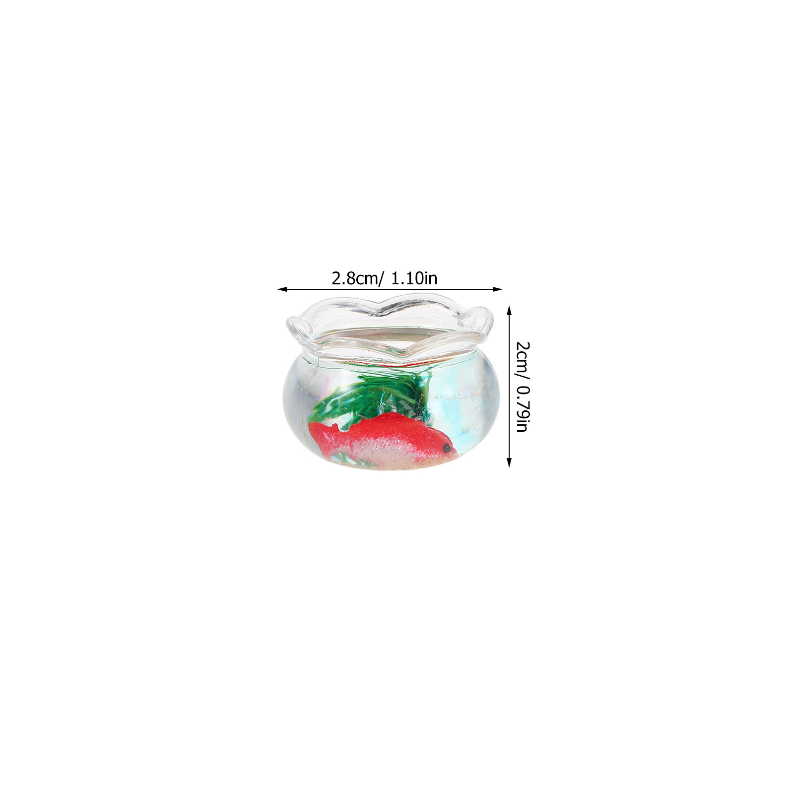 5個入り ミニチュア鯉の水槽：リアルな小型プラスチック製の卓 - Aquarium Plants のレビューと価格